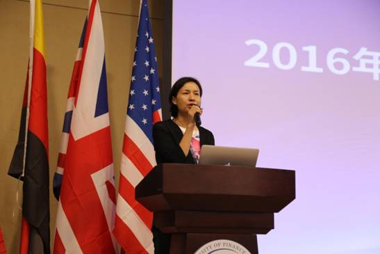 球王会党总支书记吕丽致辞